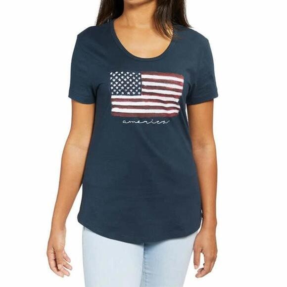 Tops - Galt Womens Freedom Tee Size XS